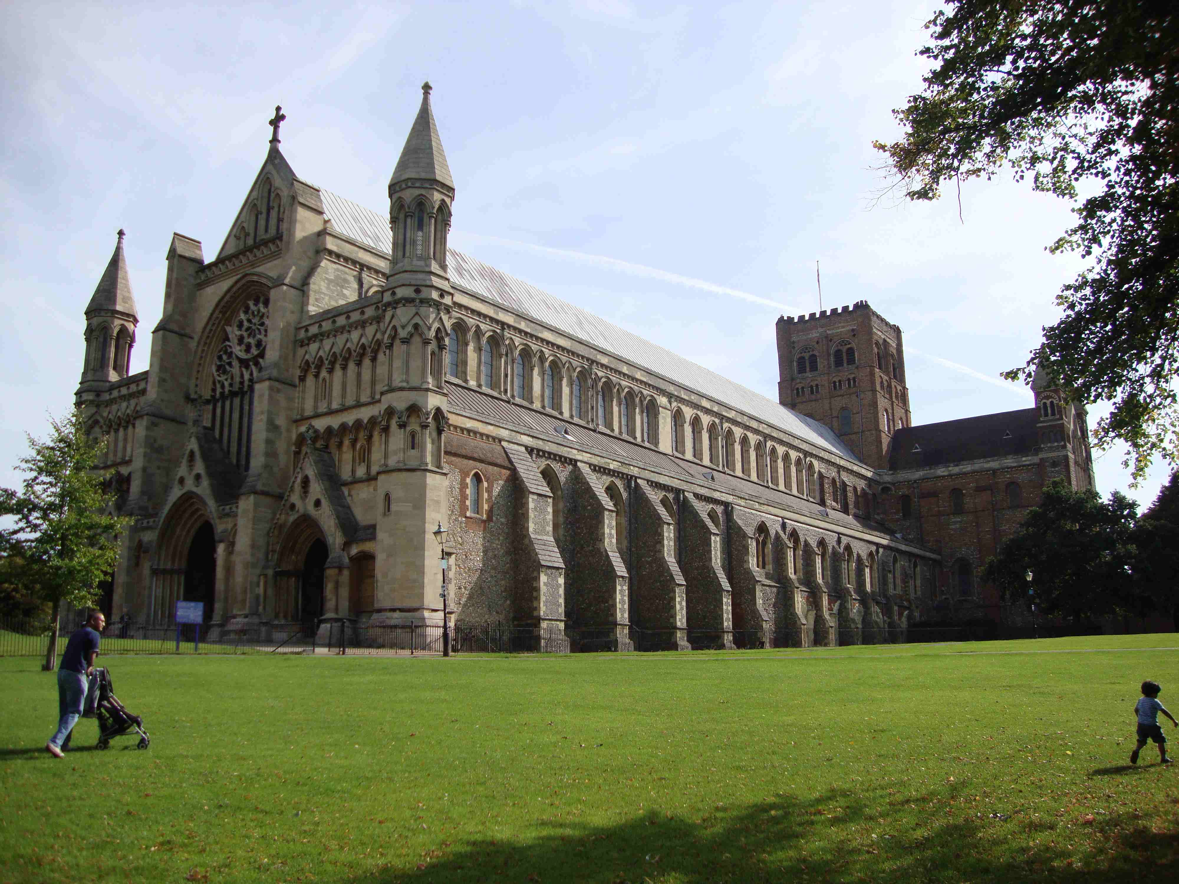 St. Albans Hertfordshire The Cathedral and